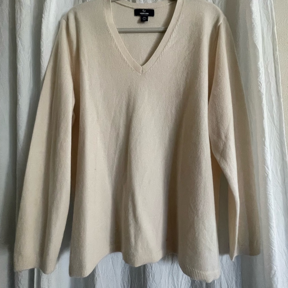 Land and cashmere sweater